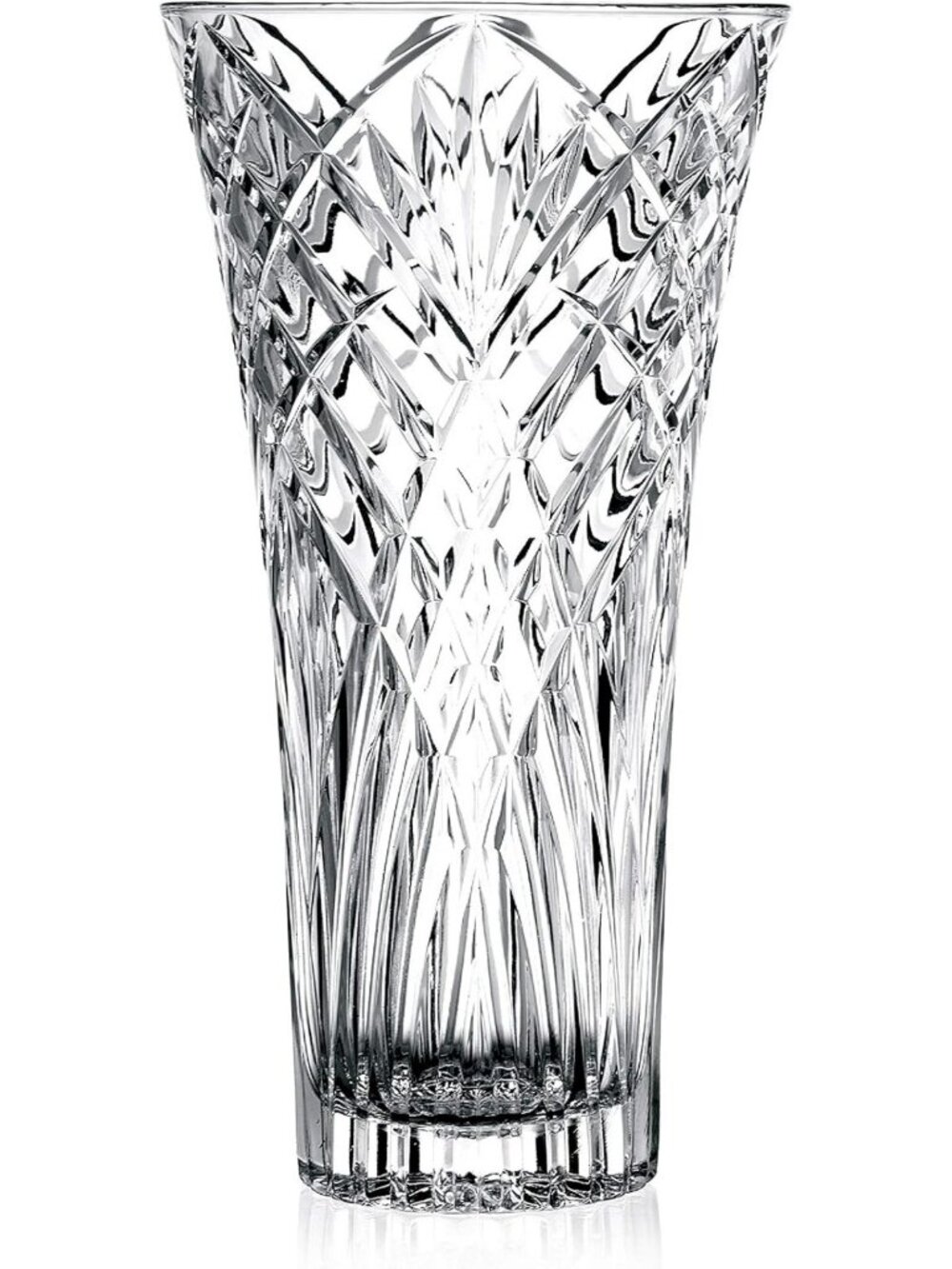 Elegant 12" Tall Italian Flower Vase, Melodia Design, Perfect for Home Decor